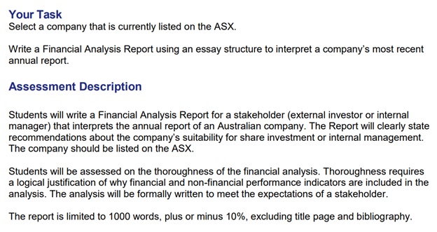 mba403 financial and Economics assignment question