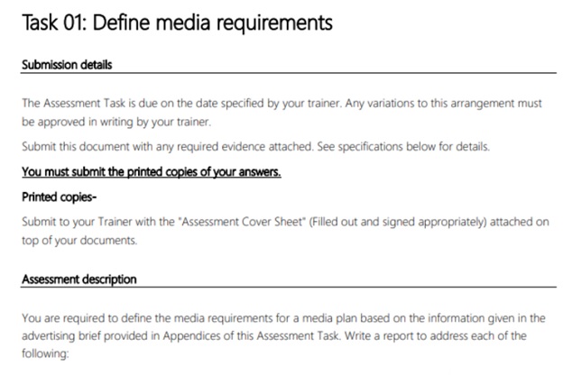 media-audiences assignment