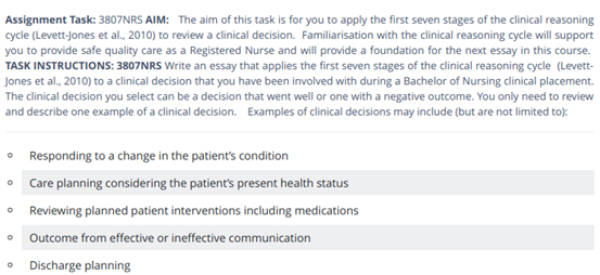 nursing assignment sample online