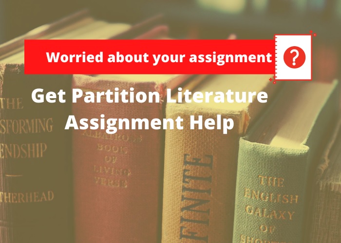 Partition Literature Assignment Help