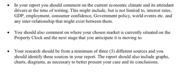 property economics assignment question