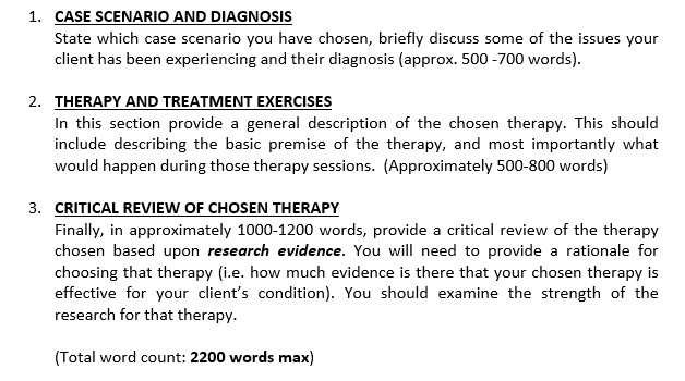 psychology case study help