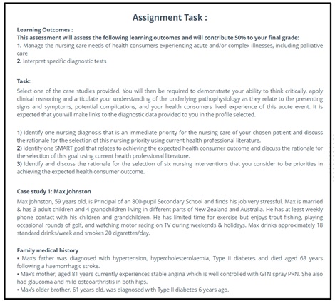 radiotherapy assignment question