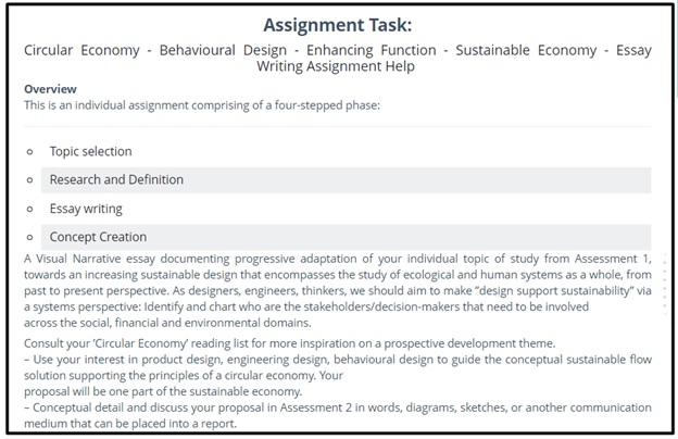 renewable design assignment help