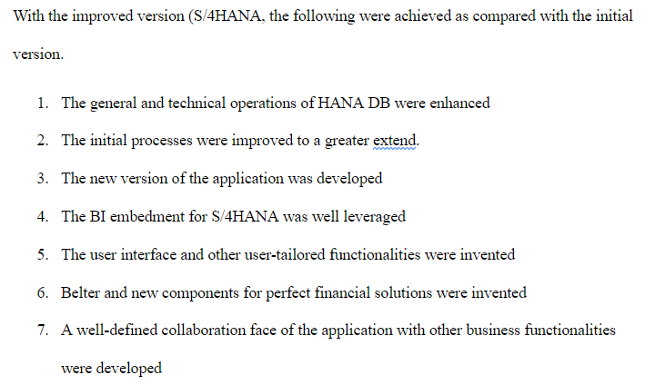 sap hana