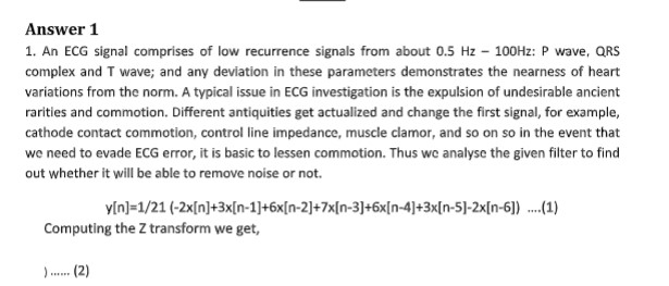 signal processing assignment help