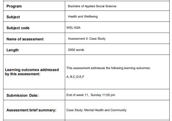 social policies assignment help