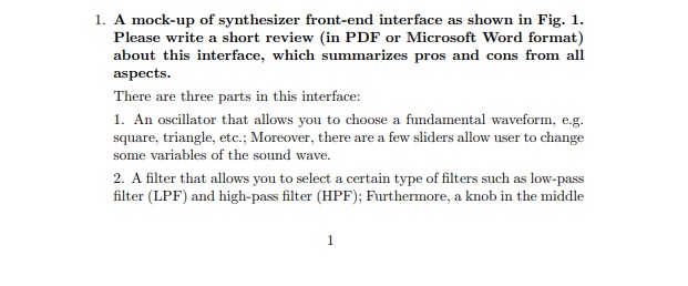 sound design assignment help