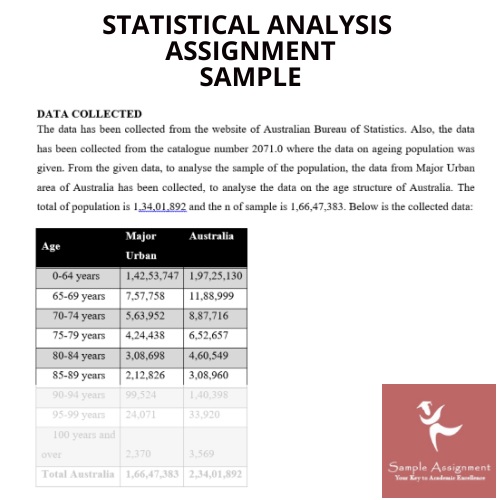 Statistical Analysis Assignment Help