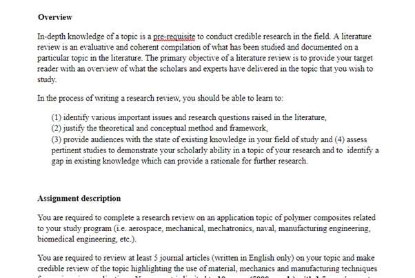 subjective assignment question sample