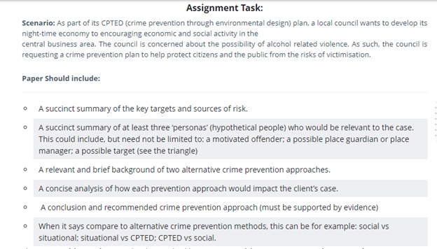 sydney university task sample