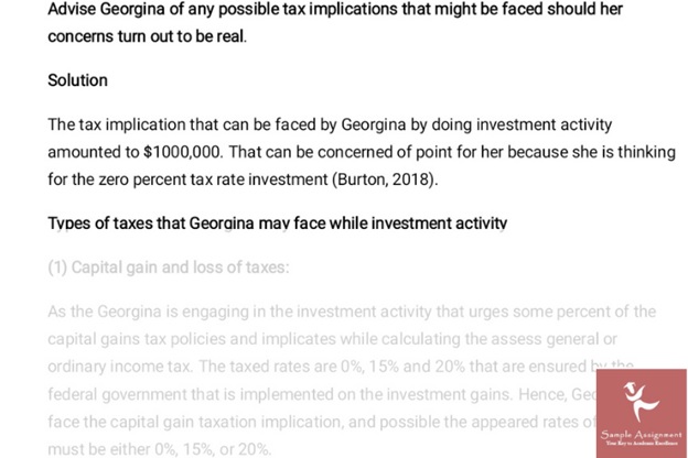 tax adjustment assignment answer