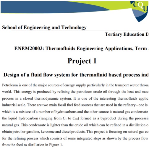 thermodynamics assignment sample