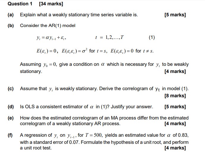 time series assignment help