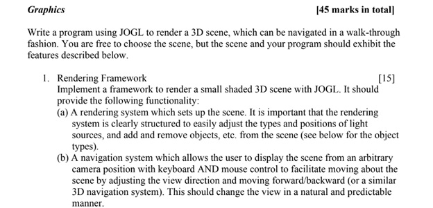 visual computing assignment