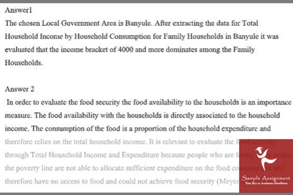 community nutrition assignment sample