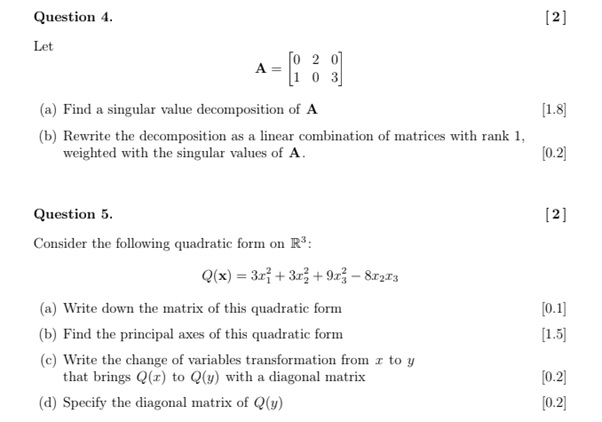 abstract algebra homework question sample