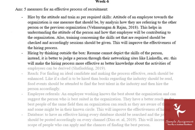 benchmarking assignment solutions