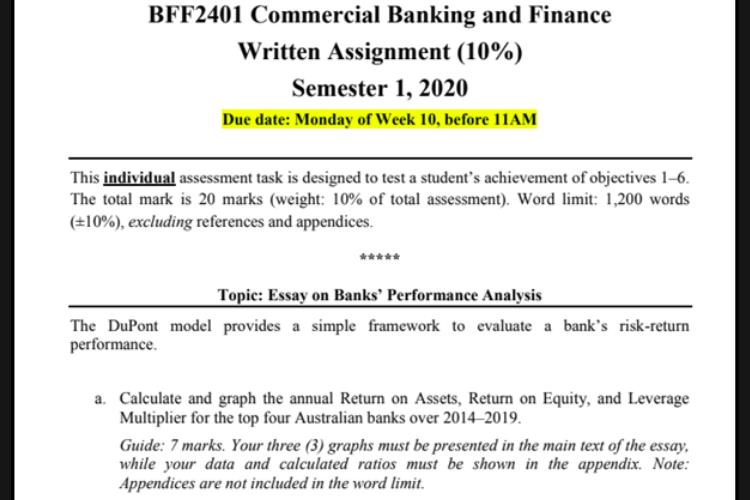 bff2401 assessment help