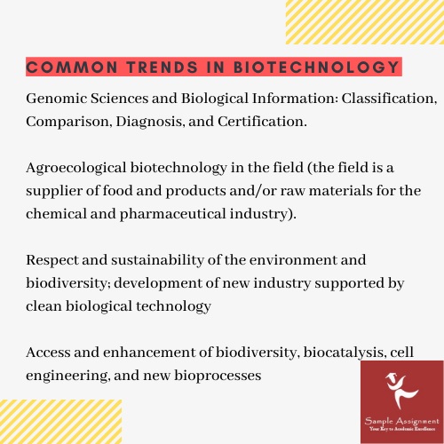 common trends in biotechnology