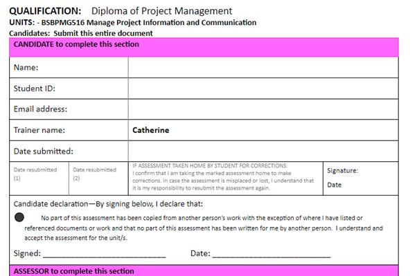 communication management question