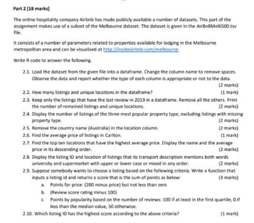 data wrangling assignment sample