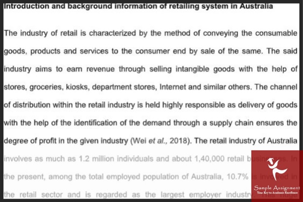 retail management assignment sample