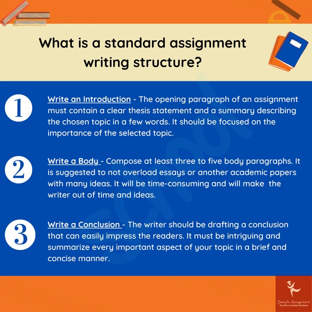 standard assignment writing structure