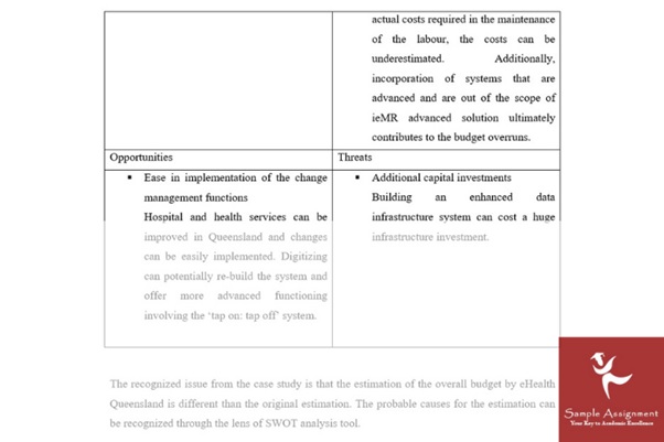 swot analysis assignment example uk