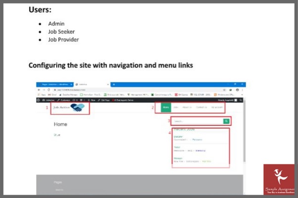 WordPress assignment sample UK