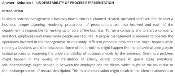 BCO5501 business process sample