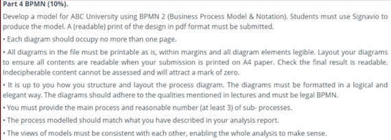 business process engineering assignment question