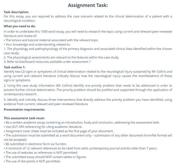 correspondence guide assignment question sample