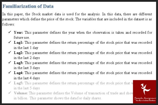 stock market assignment sample online