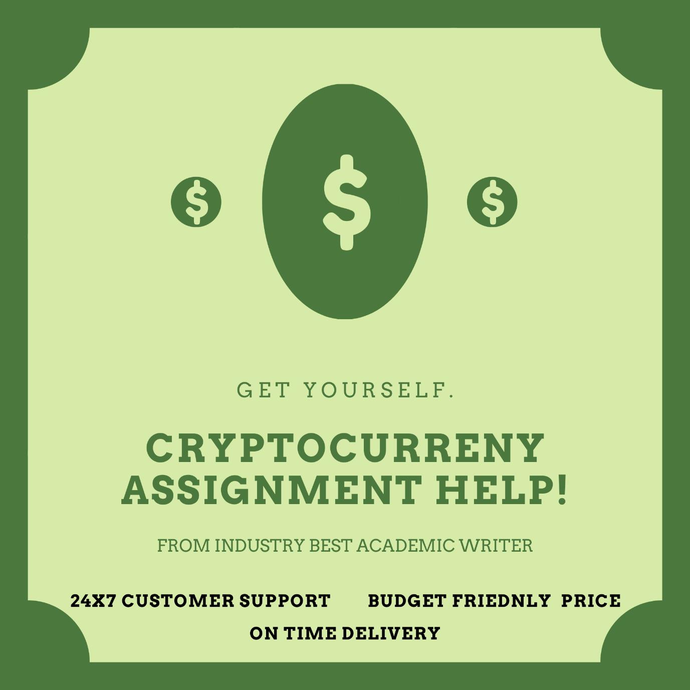 cryptocurrency assignment help