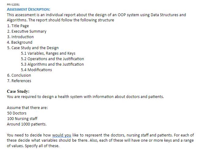 data structure and algorithm assignment sample