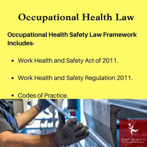 occupational health law assignment help