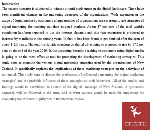 strategic marketing management assignment sample