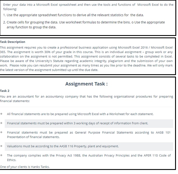 Assignment Sampl Of MS Excel