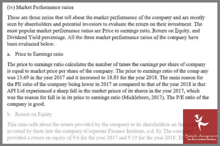 accounting coursework samples