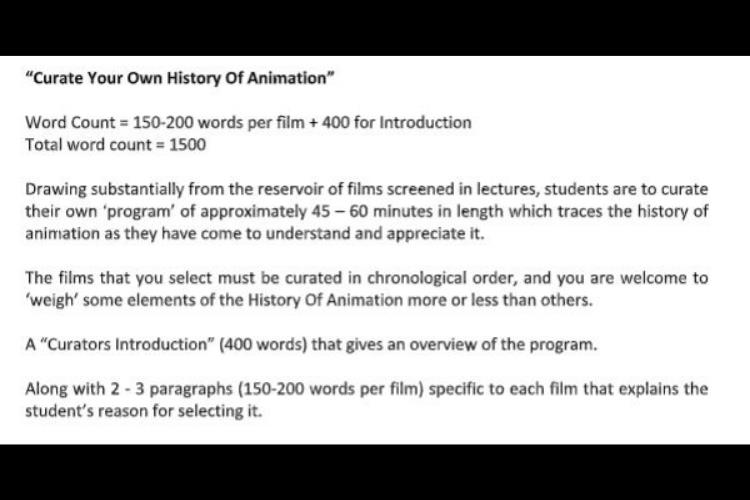 animation assignment help UK