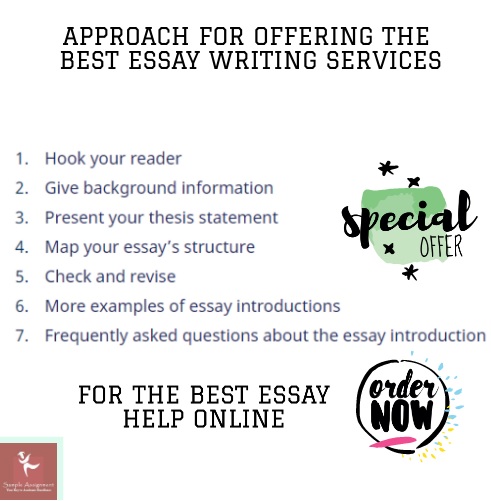 approach for offering the best essay writing services