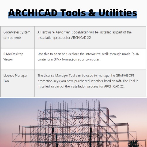 ArchiCAD tools and utilities