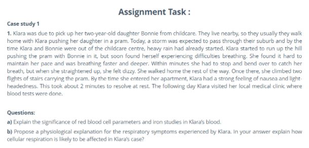 assignment task questions help on respiratory system