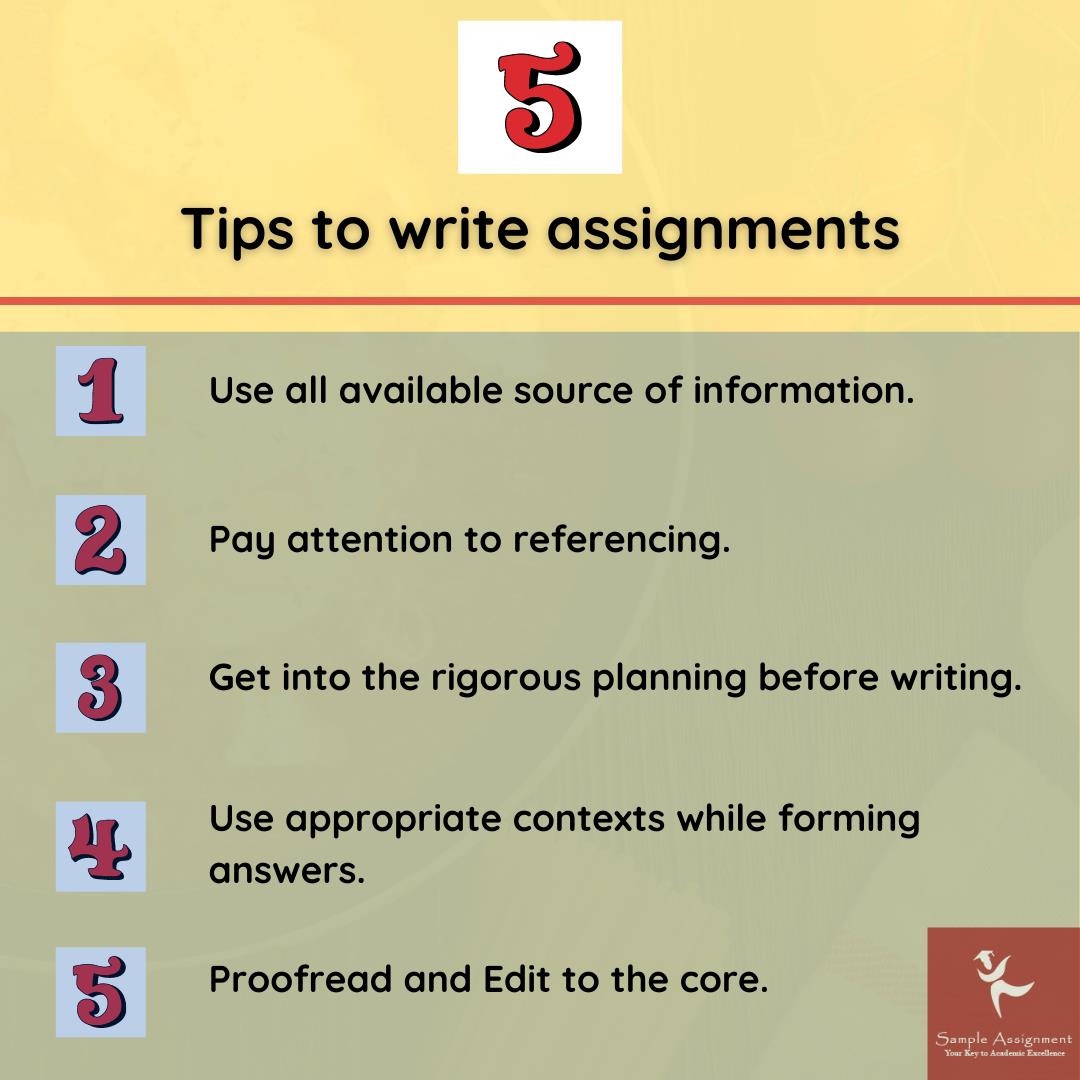 assignment writing tricks