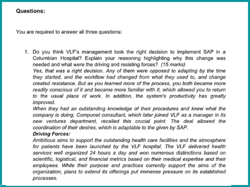 cardiology assignment question