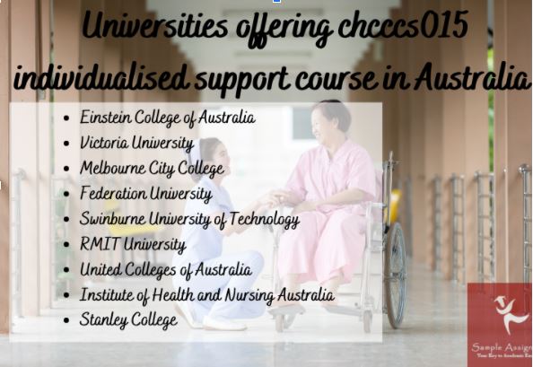 chcccs015 individualised support assessment help