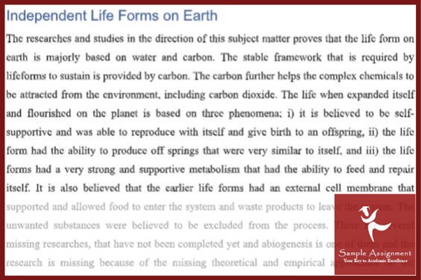 cosmology assignment sample online