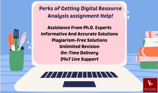 digital resource analysis assignment help