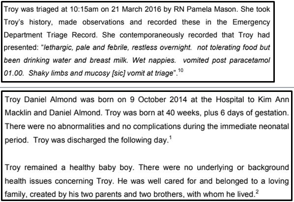 evidence assignment sample